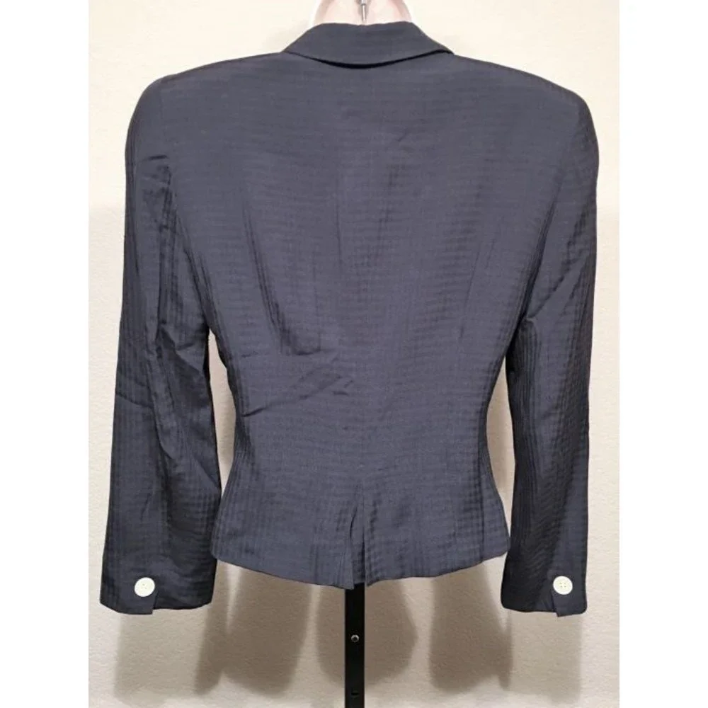 Christian Dior Authentic Size 6 Petite Vintage Navy Jacket